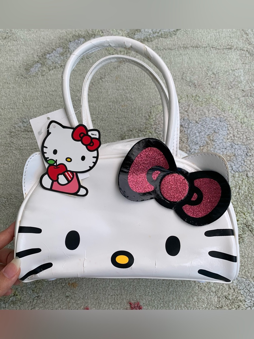 Sanrio Hello Kitty Face Satchel Handbag (Rare 2011 Vintage)